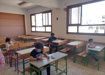 الجيار يتابع اليوم الأول للامتحانات التكميلية لطلاب النقل بتعليم الجيزة