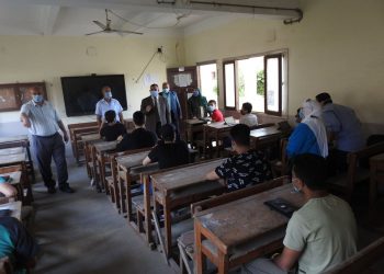 تعليم المنوفية: الامتحان التجريبي يعقد وقف الإجراءات الاحترازية لتفادي عدوى كورونا "صور"