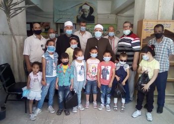 رئيس الغربية الأزهرية يشارك في تسليم الطلاب ذوى الهمم اجهزة تعويضية