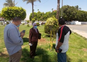 جامعة حلوان تشارك تجميل حلوان