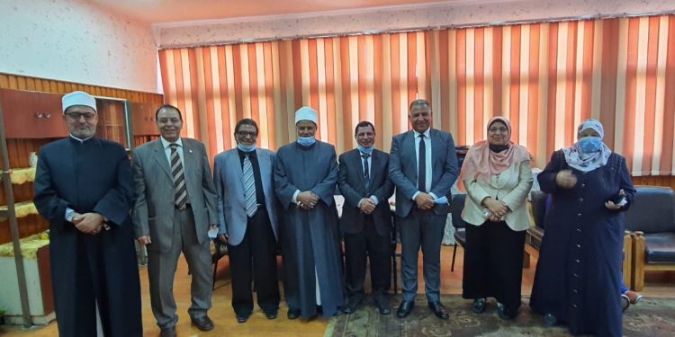 دراسات الأزهر بالمنصورة تستقبل فريق هيئة ضمان جودة التعليم والاعتماد