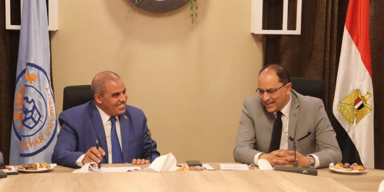 الجامعة الفرانكفونية تناقش آفاق التعاون مع جامعة الأزهر في مجالات التحول الرقمي