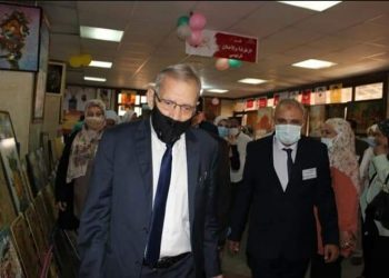 بالصور.. محمد مجاهد يفتتح معرض التعليم الفني بالقاهرة