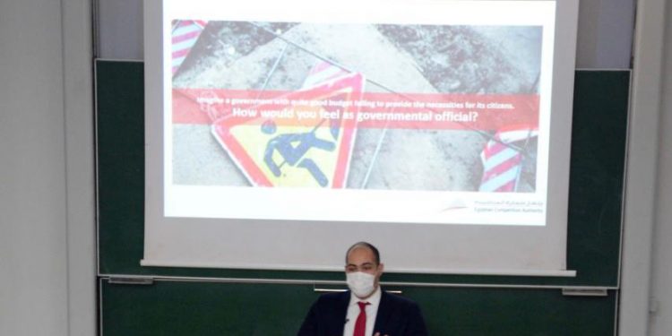 لتعزيز ثقافة المنافسة في المجتمع الأكاديمي.." ممتاز" يلقي محاضرة بالجامعة الألمانية