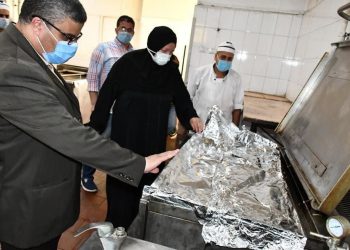 مدن جامعة القناة تشدد على تطبيق الإجراءات الاحترازية 