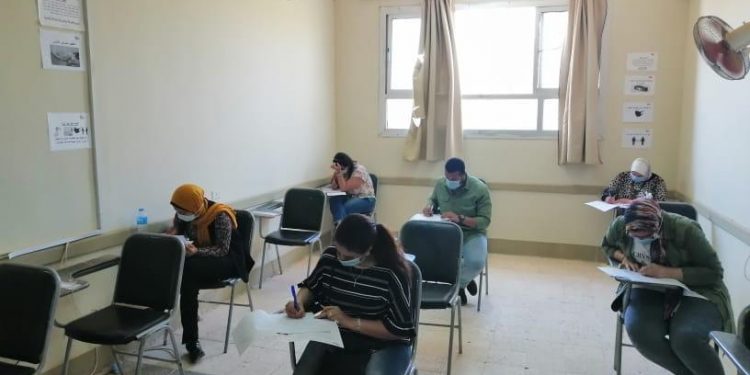 انتهاء امتحانات كلية تربية رياضية بجامعة مطروح