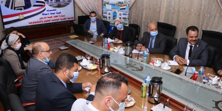 الجامعة المصرية اليابانية تبحث التعاون بالمنظومة الرقمية مع "ميناء دمياط"