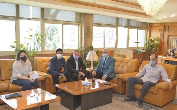 رئيس جامعة الفيوم يستقبل وفد الاتحاد الأوروبي