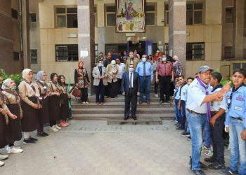 إلقاء شعري وقصائد وعروض للكشافة بتعليم المنوفية احتفالا بالعيد القومي للمحافظة