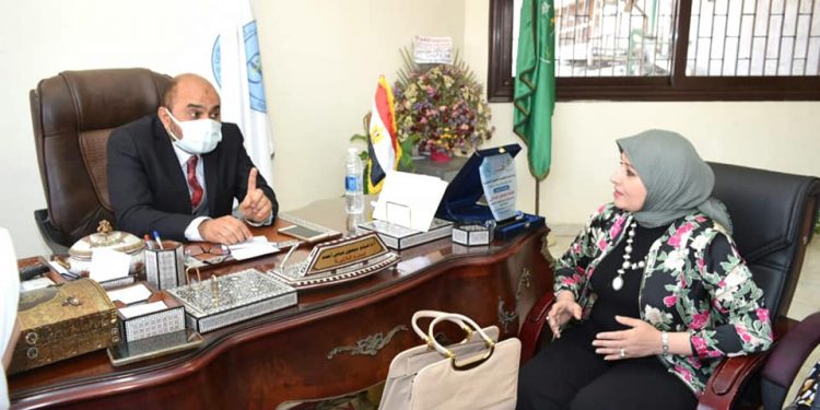 تفعيل أعمال إدارة الوافدين بكلية الصيدلة جامعة المنوفية