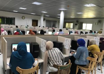 تطبيق منظومة الاختبارات الإلكترونية الجديدة بكلية العلاج الطبيعي جامعة بني سويف