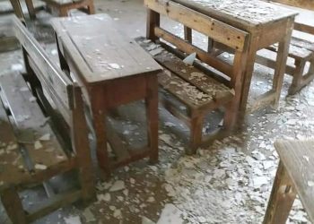 ننشر الصور الأولى لإشعال طلاب الدبومات النيران بلجنة في المحلة