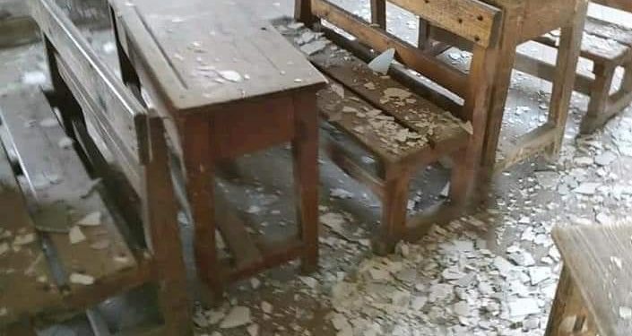 ننشر الصور الأولى لإشعال طلاب الدبومات النيران بلجنة في المحلة