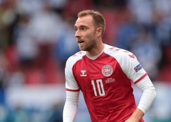 لاعب الدنمارك كريستيان إريكسن