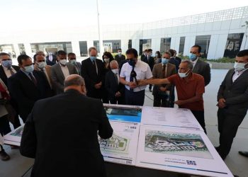 تفاصيل زيارة وزير التعليم العالي وسفير الاتحاد الأوروبي لمقر مؤسسة الجامعات الاوروبية بالعاصمة الإدارية