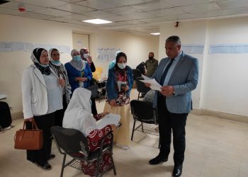 نائب رئيس جامعة الأزهر يتفقد امتحانات كليات: التمريض والتجارة والدراسات الإنسانية