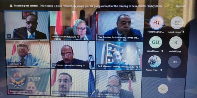 المجلس الأعلى للجامعات يشكل لجنة لرفع الوعي  لطلاب الجامعات والمعاهد