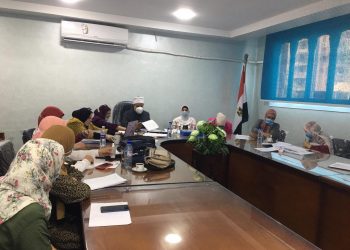 نائب رئيس جامعة الأزهر يتابع سير الامتحانات بكلية الاقتصاد المنزلي