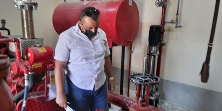 جامعة القناة: تشغيل محطة إطفاء حريق بالمدينة الجامعية للطلبة 