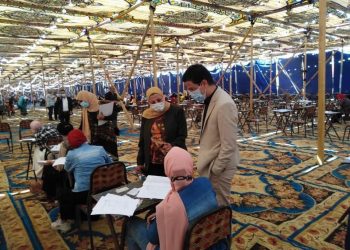 رئيس جامعة بنها يتفقد الامتحانات بكليتى التربية والحاسبات
