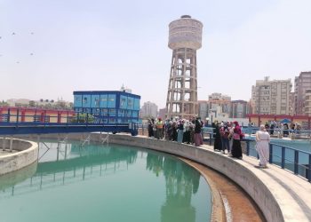 زيارة ميدانية لطلاب "طب الزقازيق" لمحطة مياه مدينة الزقازيق