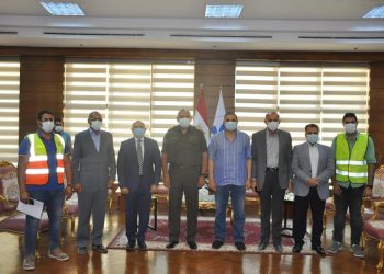 رئيس جامعة كفرالشيخ يستقبل وفد الشركة الوطنية للمقاولات العامة لبحث استكمال التوسعات