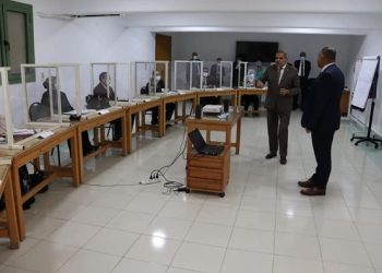 رئيس جامعة الأزهر يتفقد المجموعة التدريبية السابعة بمركز التدريب والتطوير