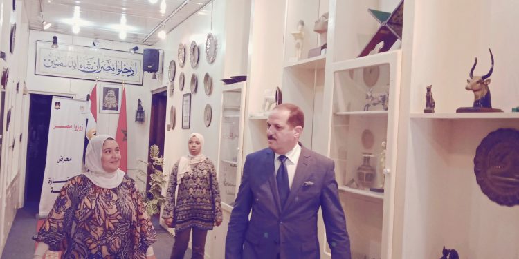 العزازي يبحث مع سفير مصر بالمغرب انشطة المركز الثقافي خلال جائحة كورونا