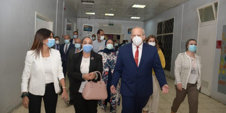 الخشت يفتتح وحدة أمراض القلب ويتفقد تطوير مستشفى أبو الريش الياباني