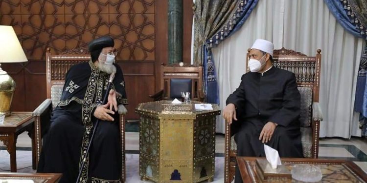 شيخ الأزهر يستقبل البابا تواضروس للتهنئة بعيد الأضحى المبارك