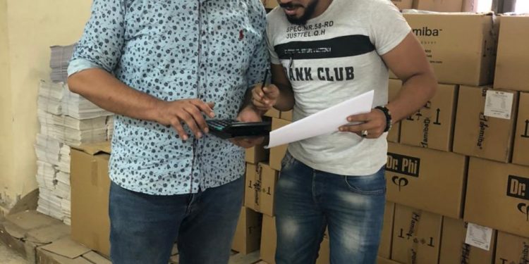 وصول مستلزمات تعقيم لجان الثانوية العامة للمخازن«صور»