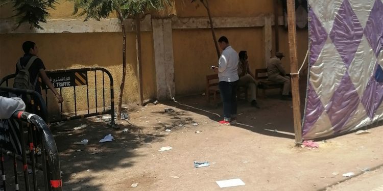 هدوء تام يسود مدارس اطفيح الثانوية وتطبق إجراءات احترازية مشددة