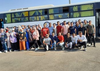 تنظيم رحلات طلابية لمعرض للكتاب بجامعة بني سويف