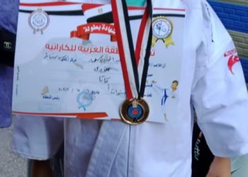 سيرين دعبس تحقق ذهبية الكاتا في بطولة الغربية للكاراتيه