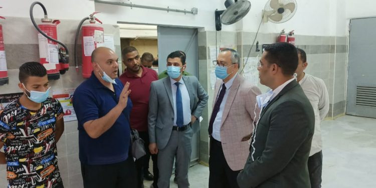 عميد كلية طب الأزهر يتابع أعمال التطوير  بمستشفى الحسين الجامعي