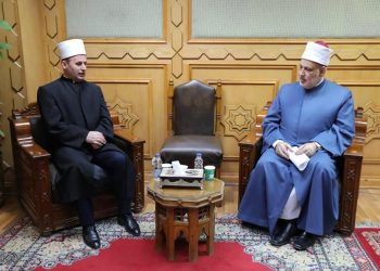 وكيل الأزهر يستقبل رئيس المشيخة الإسلامية بألبانيا لبحث التعاون المشترك