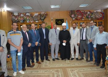 نائب رئيس جامعة الأزهر يستقبل مستشار رئيس الجمهورية للشئون الدينية