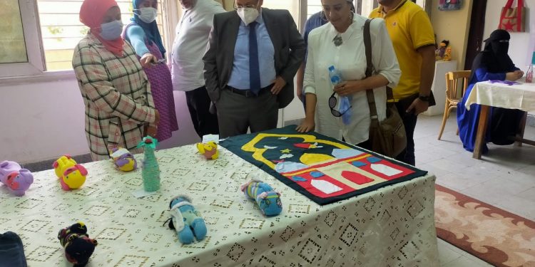 جامعة حلوان تنظم ورشة لإعادة تدوير الأشياء القديمة