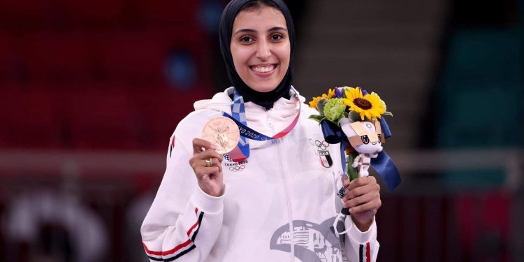 من “صيدلة القاهرة” إلى برونزية الكاراتيه في أولمبياد طوكيو 2020.. قصة البطلة جيانا فاروق
