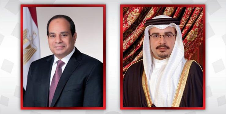 ولي العهد رئيس مجلس الوزراء البحريني يعزي الرئيس السيسي في وفاة المشير محمد طنطاوي
