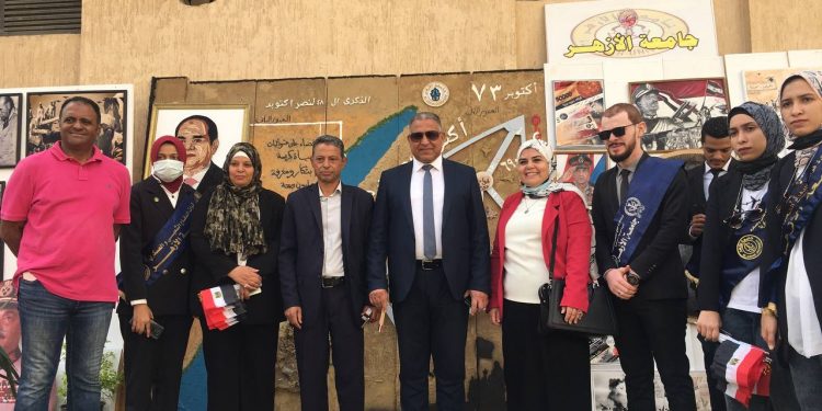 نائب رئيس جامعة الأزهر يشارك في الاحتفال بذكرى انتصارات أكتوبر