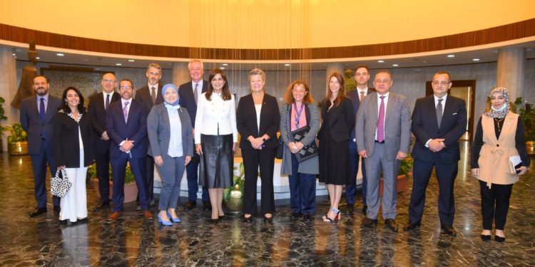 وزيرة الهجرة تستقبل وزيرة المفوضية الاوربية