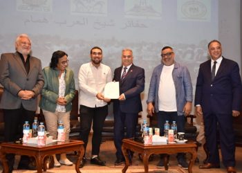 فريق عمل ” شيخ العرب همام” فى ضيافة جامعة عين شمس