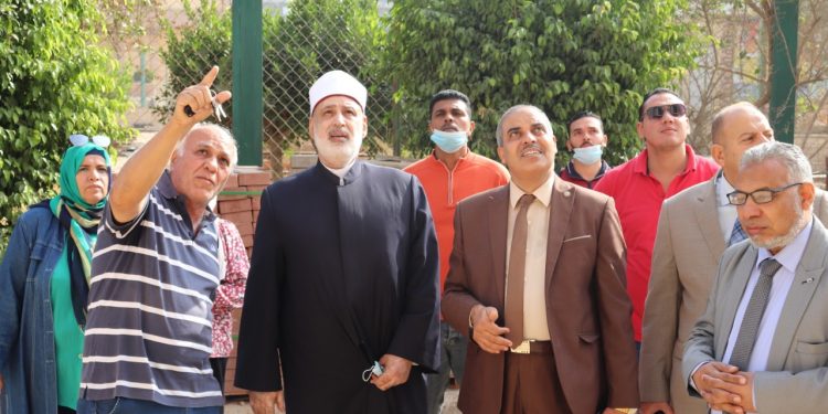 وكيل الأزهر ورئيس جامعة الأزهر يتفقدان أعمال الصيانة والتجديدات بالمدينة الجامعية للطالبات