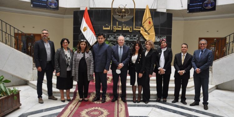 جامعة حلوان تستقبل وفد من «كازان الفيدرالية الروسية»