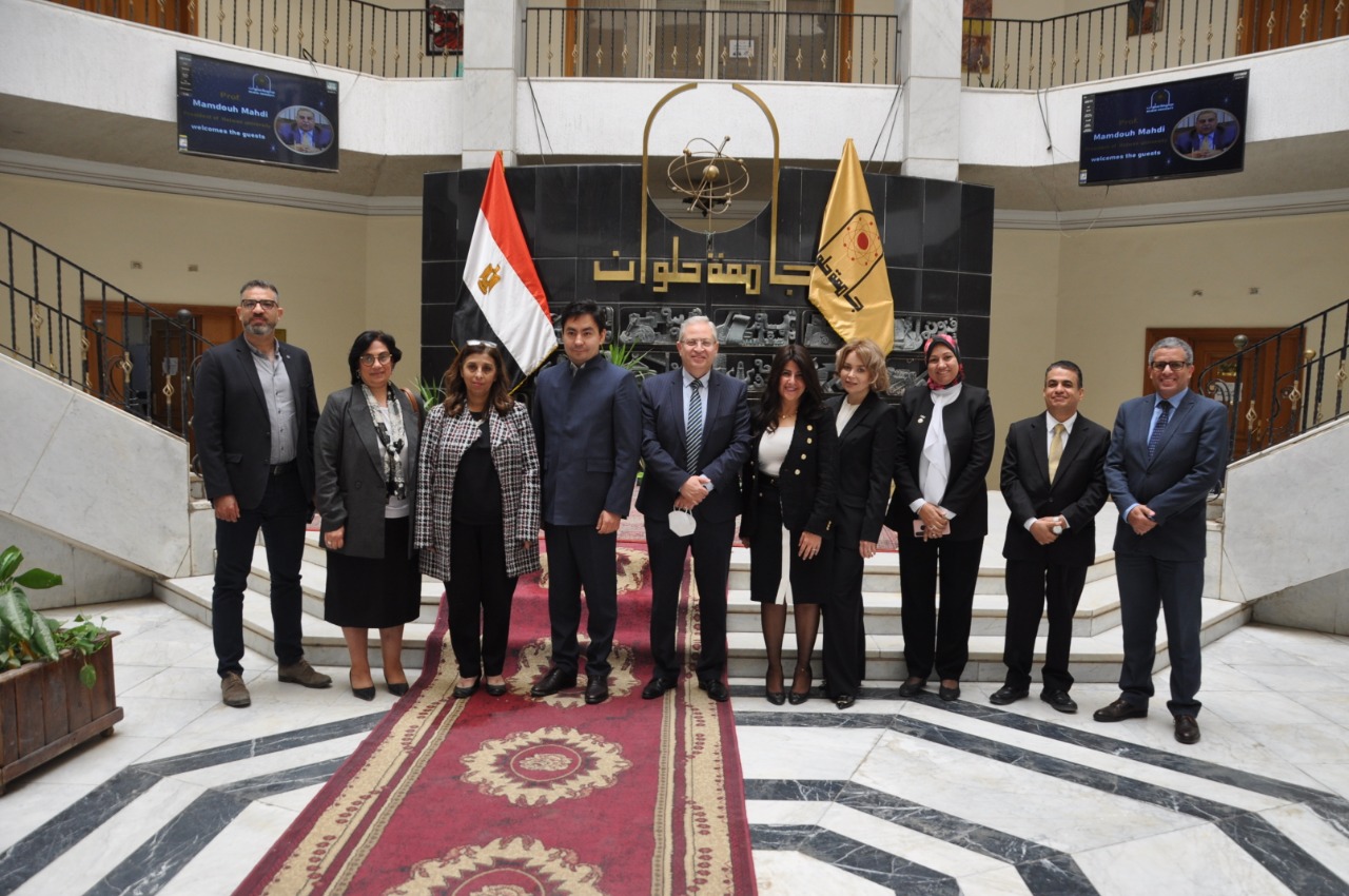 جامعة حلوان تستقبل وفد من «كازان الفيدرالية الروسية»