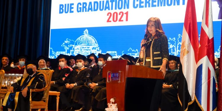 وزيرة الهجرة فى حفل البريطانية