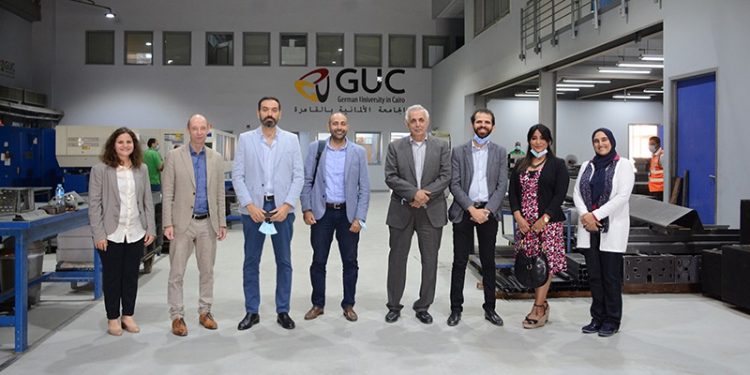 زيارة وفد الوكالة الألمانية للتعاون الدولى للمجمع الصناعى