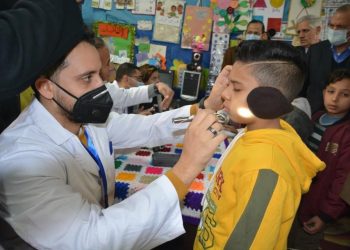 محافظ القليوبية ورئيس جامعة بنها يفتتحان مبادرة دعم صحة أبنائنا لطلاب المدارس