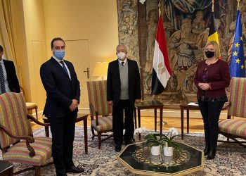 المستشار حنفي جبالي يلتقي  رئيسة مجلس النواب البلجيكي